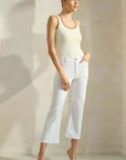 Straight Leg Cropped Pant