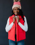 Watermelon Puffer Vest