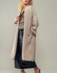 Wooly Knit Cardigan Duster