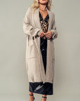 Wooly Knit Cardigan Duster