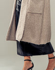 Wooly Knit Cardigan Duster