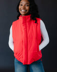 Watermelon Puffer Vest