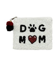 Dog Mom Beaded Coin Purse