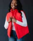 Watermelon Puffer Vest