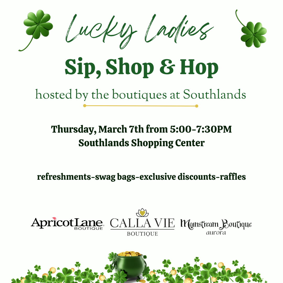 Join us for our Lucky Ladies Event... March 8th!