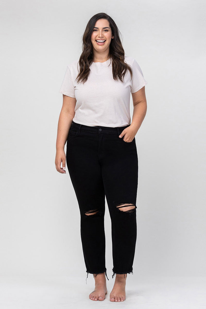 HR Distressed Straight Leg (Curve)