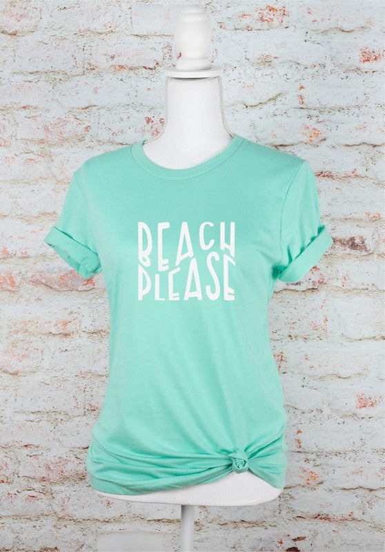 Beach Please Graphic Tee (curvy)