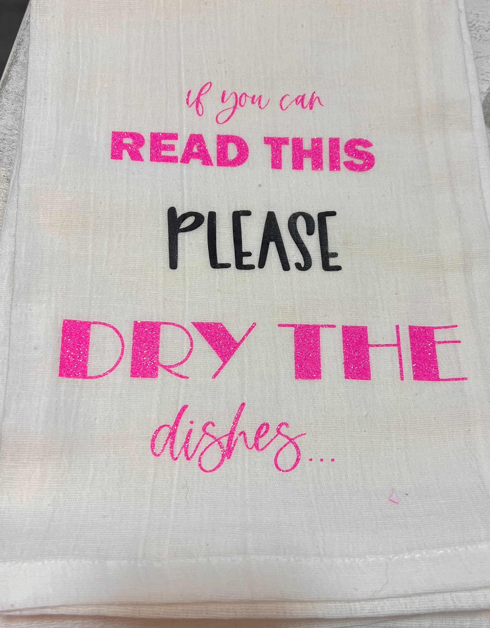 Dry the Dishes Dish Towel