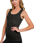 Super Soft Ribbed Scoop Tank