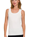 Super Soft Ribbed Scoop Tank