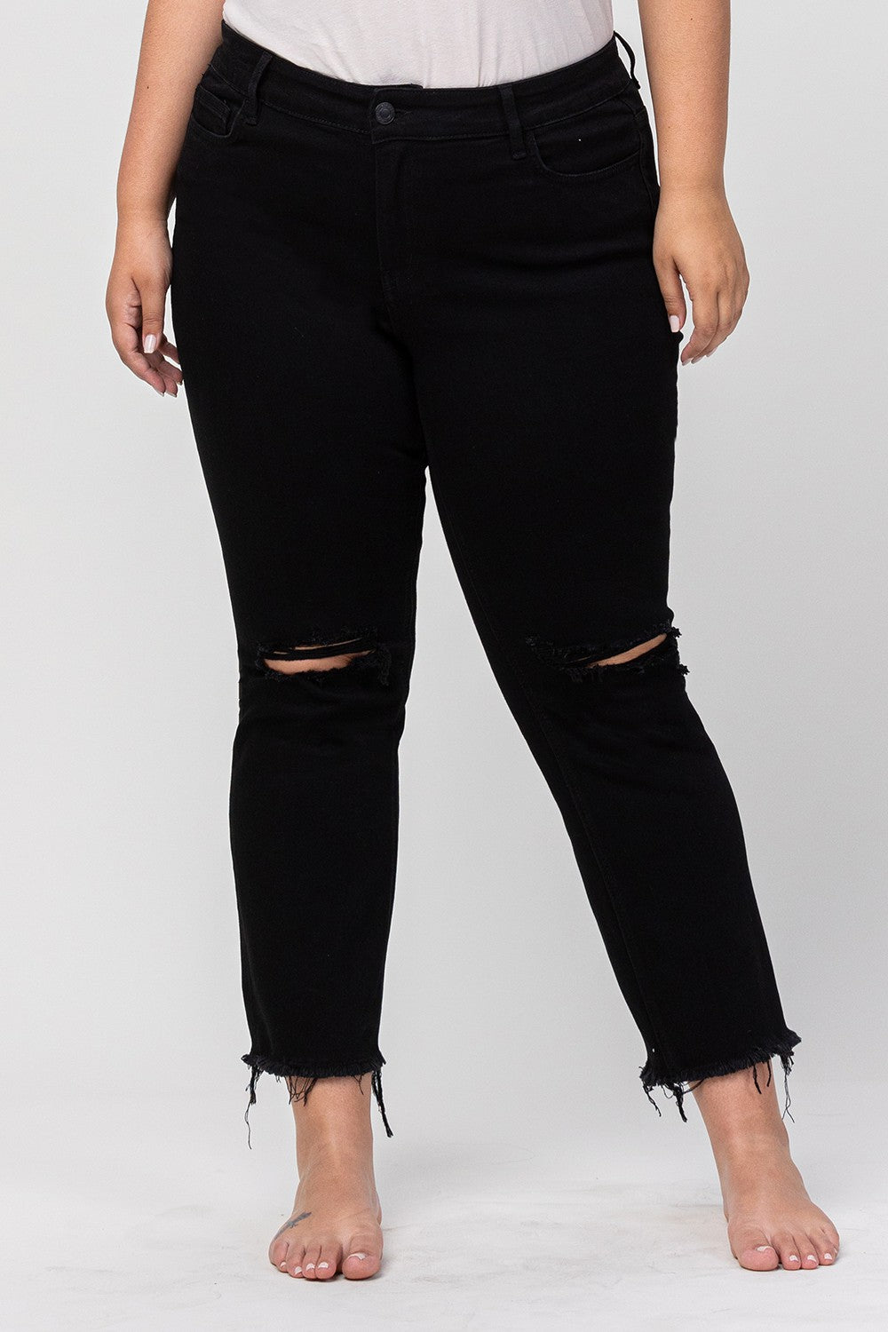 HR Distressed Straight Leg (Curve)