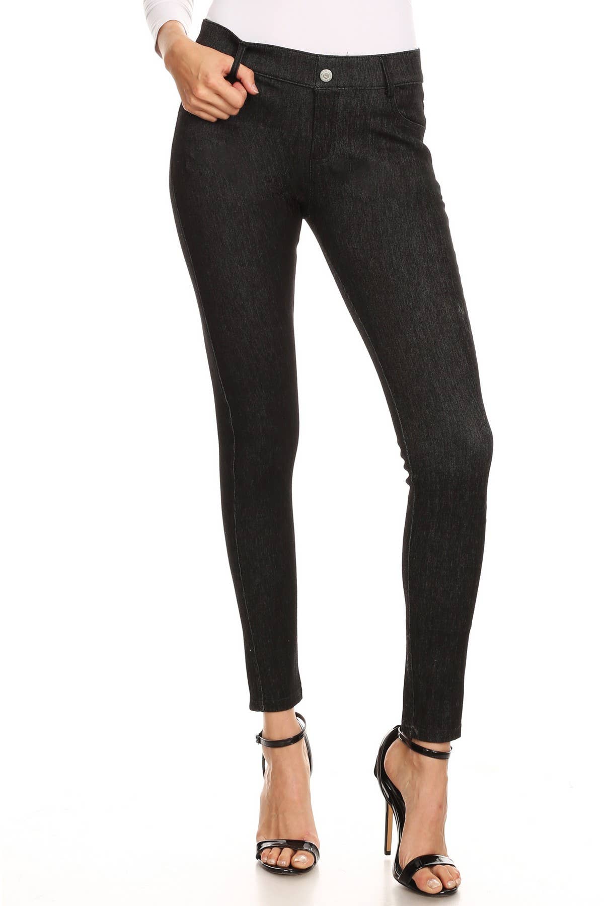 Skinny Jeggings (blk) – Calla Vie Boutique